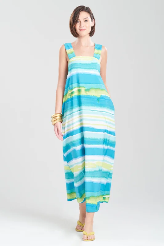 Women's Satin Sleepwear Lingerie Nikko Getaway Gown