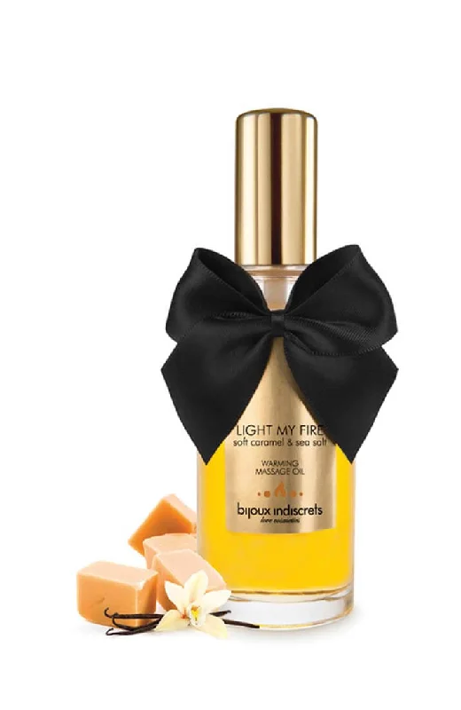 Women's Sheer Lingerie Nightgowns Massage oil - Soft Caramel