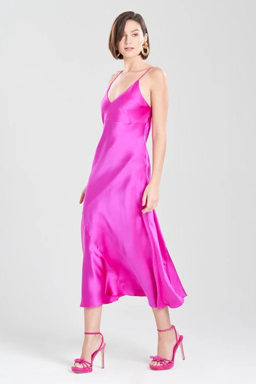 Luxury Lingerie for Special Occasions Key Essentials Sheath Flounce Silk Gown