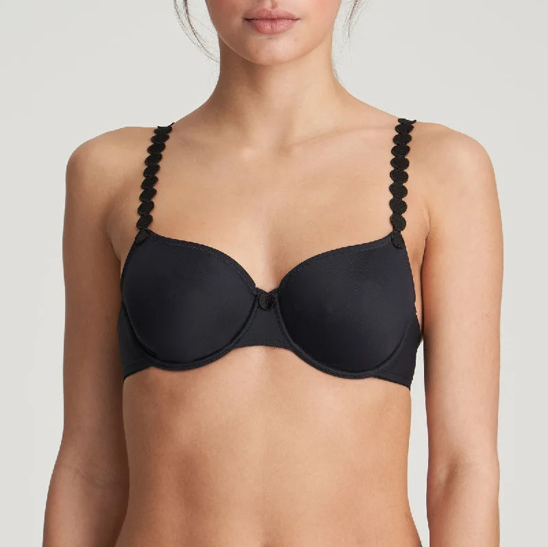 Luxury Lingerie for Special Occasions Tom Non-Padded Bra | Charcoal