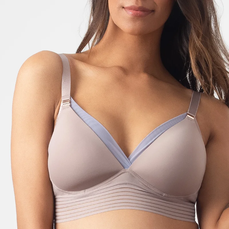 eco - friendly material women nursing bra AMBITION TRIANGLE COSMETIC LILAC CONTOUR NURSING BRA - WIREFREE eco - friendly material women nursing bra AMBITION TRIANGLE COSMETIC LILAC CONTOUR NURSING BRA - WIREFREE