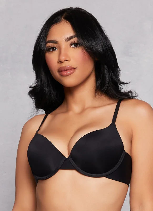 Designer Lingerie Sets for Women  Solid Basic Plunge Bra