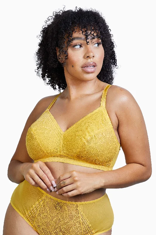 Emma Mustard Yellow Ultimate Comfort Wireless Bra