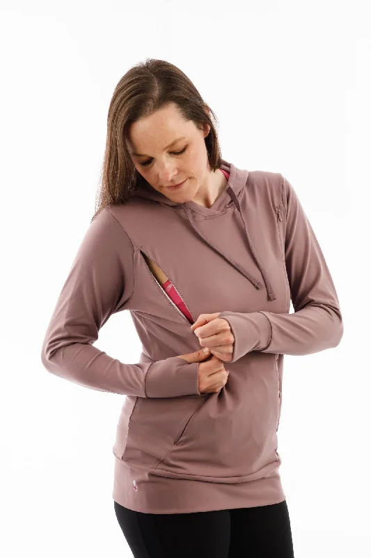 seamless women nursing bra for comfort Luxe Maternity and Nursing Hoodie Dusty Lavender seamless women nursing bra for comfort Luxe Maternity and Nursing Hoodie Dusty Lavender