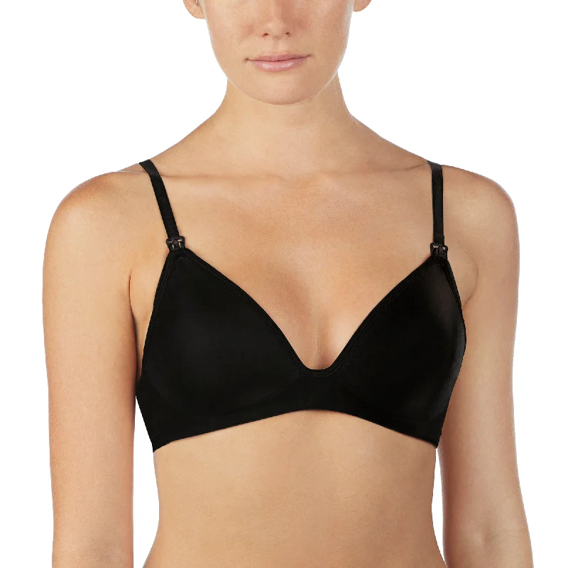 moisture wicking women nursing bra On Gossamer Next To Nothing Micro Black Wireless Nursing Bra G3191 moisture wicking women nursing bra On Gossamer Next To Nothing Micro Black Wireless Nursing Bra G3191