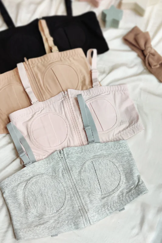 sleep - friendly easy - access women nursing bra UPLIFT Hands-Free Cotton Pumping Bra sleep - friendly easy - access women nursing bra UPLIFT Hands-Free Cotton Pumping Bra