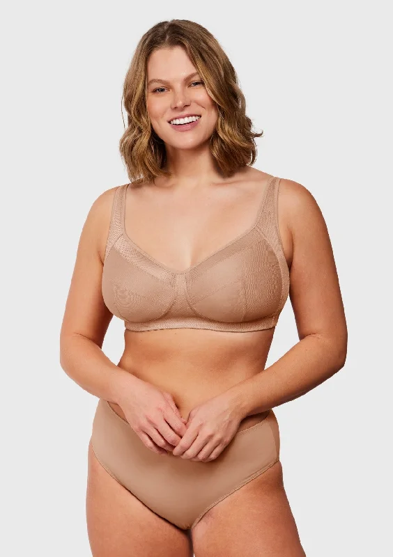 Lace bras for a feminine and elegant touch AiryComfort Full Coverage Unpadded WireFree Minimizer Bra Lace bras for a feminine and elegant touch AiryComfort Full Coverage Unpadded WireFree Minimizer Bra