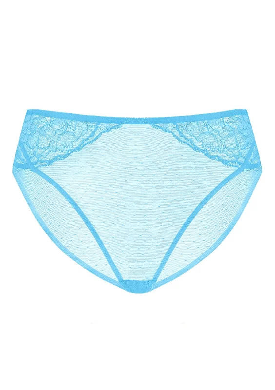 Convertible bras with adjustable straps for versatile styling Enchante High-Rise Capri Blue Mesh Brief Underwear Convertible bras with adjustable straps for versatile styling Enchante High-Rise Capri Blue Mesh Brief Underwear