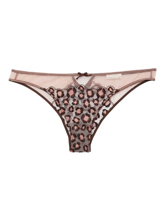 Shaper for back support and posture correction Fleur du Mal Leopard Embroidery Cheeky Shaper for back support and posture correction Fleur du Mal Leopard Embroidery Cheeky
