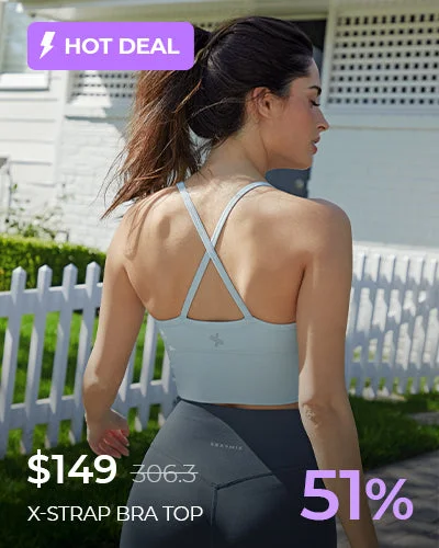high impact women sport bra for running X-Strap Bra Top