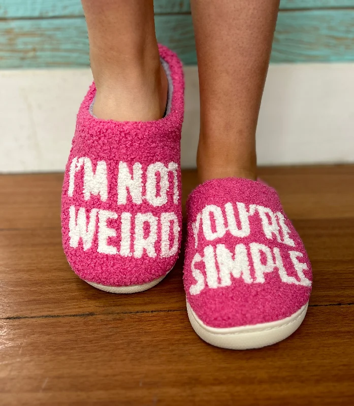 Heathered Sock Slippers for a Subdued Finish​ Lounge Out Loud Slippers